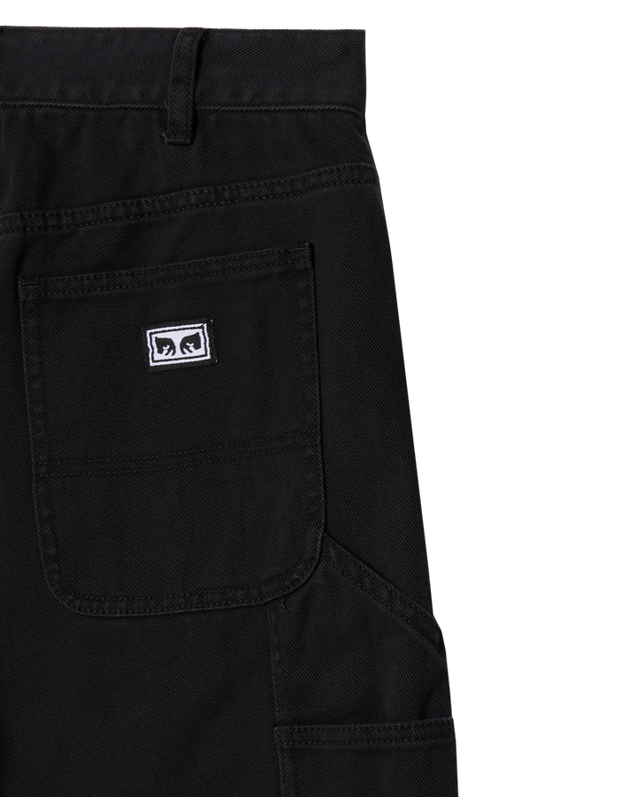 Obey Hardwork Carpenter Denim - Black Faded Wash - Sun Diego Boardshop