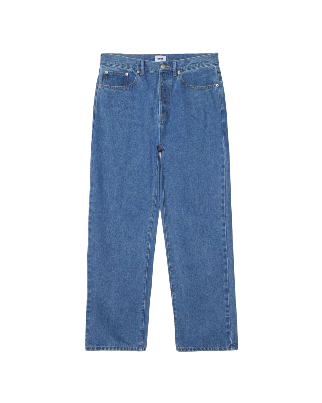 Obey Classic Baggy Denim - Medium Stonewash Lt Indigo - Sun Diego Boardshop