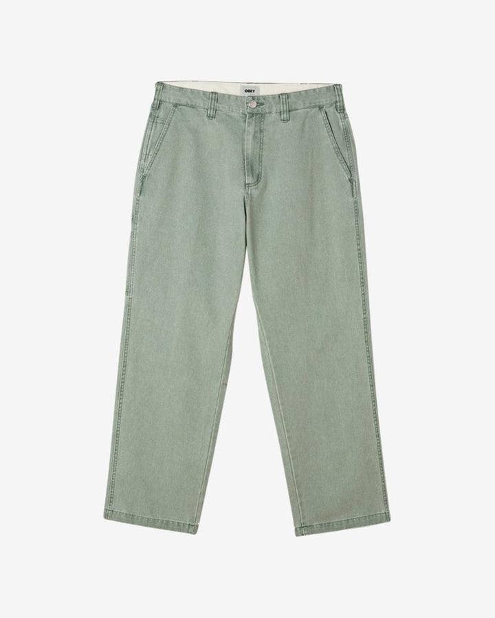 Obey HARDWORK CARPENTER PANT - PIGMENT DUCK GREEN - Sun Diego Boardshop