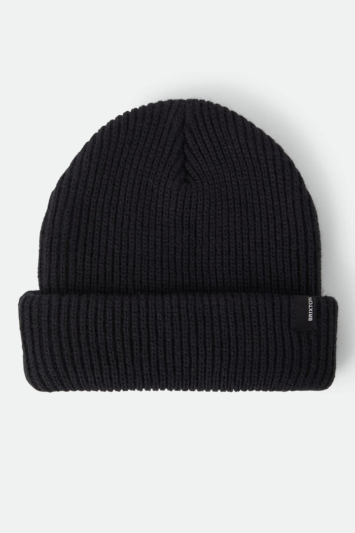 Brixton Men's Chunky Heist Beanie - Black - Sun Diego Boardshop