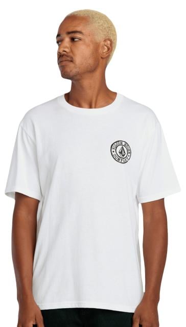Volcom Logo Stamp Short Sleeve Tee - White - Sun Diego Boardshop