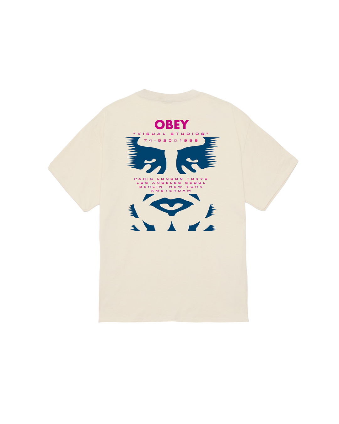 Obey Visual Studies Classic T-Shirt - Cream - Sun Diego Boardshop