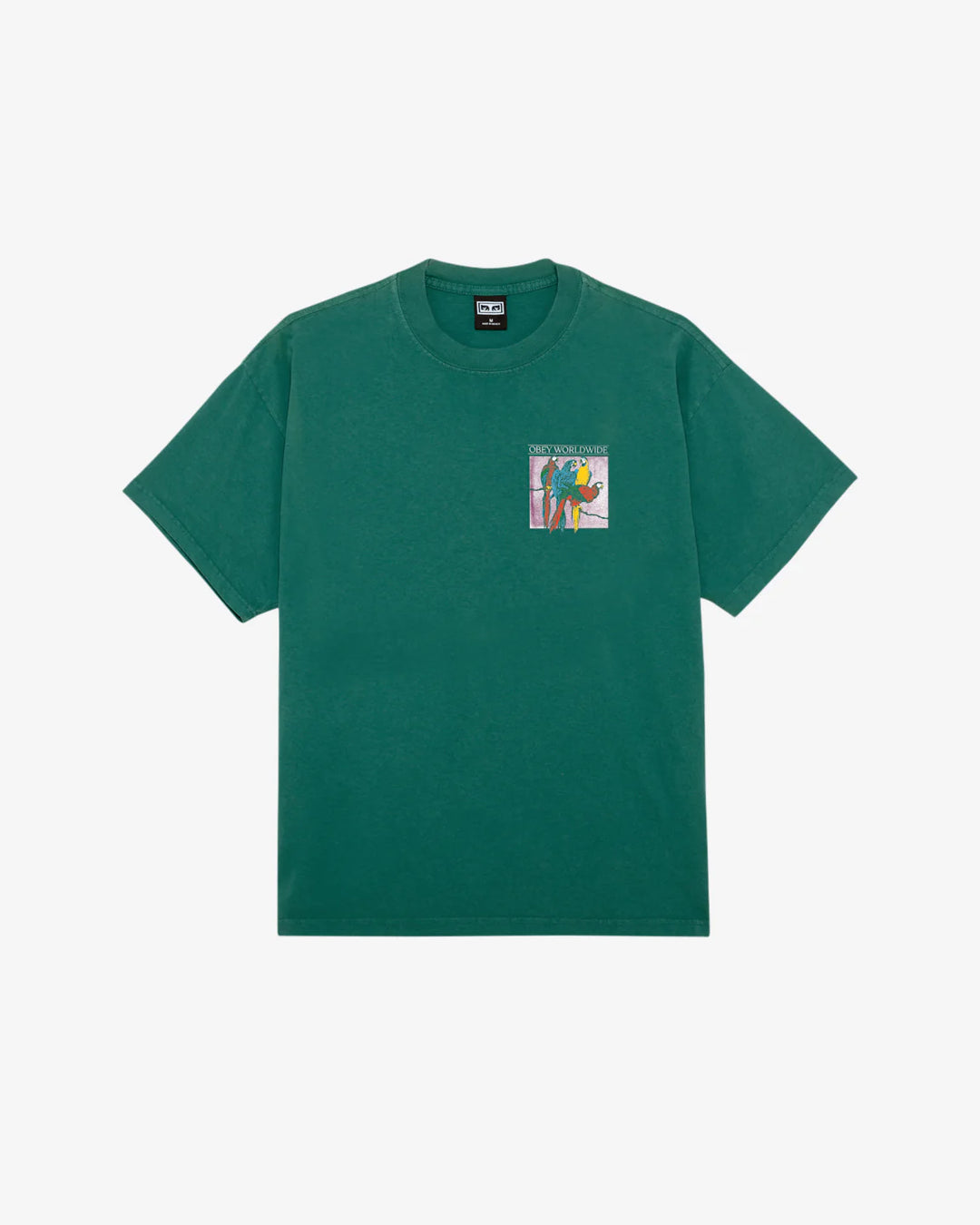 Obey RESPECT & PROTECT HEAVYWEIGHT T-SHIRT - ADVENTURE GREEN - Sun Diego Boardshop
