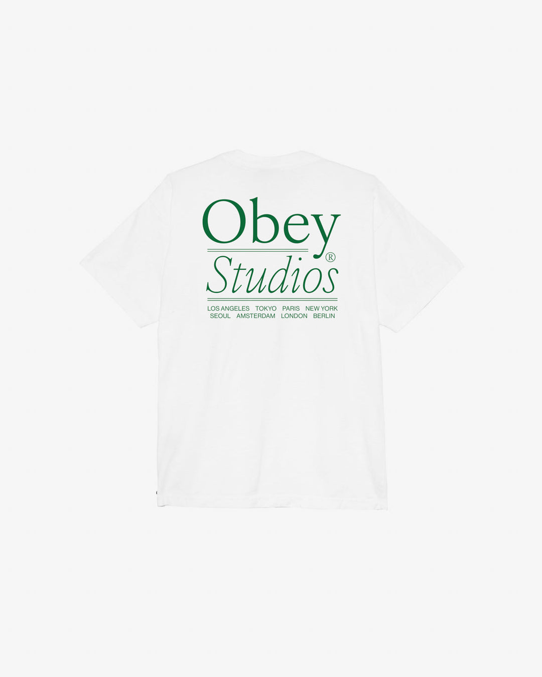 Obey OBEY STUDIOS HEAVYWEIGHT T-SHIRT - WHITE - Sun Diego Boardshop