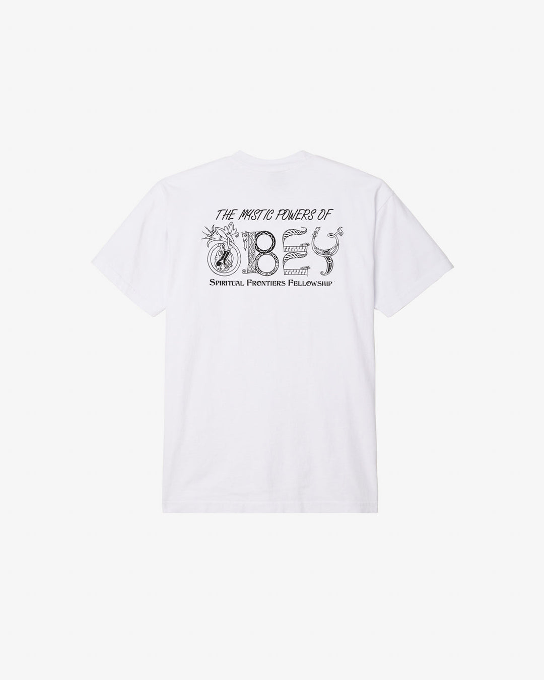 Obey MYSTIC POWERS HEAVYWEIGHT T-SHIRT - WHITE - Sun Diego Boardshop