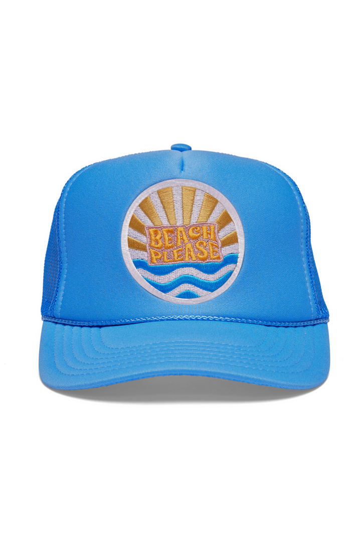 That Friday Feeling Beach Please Trucker Hat in Blue - BLUE - Sun Diego Boardshop