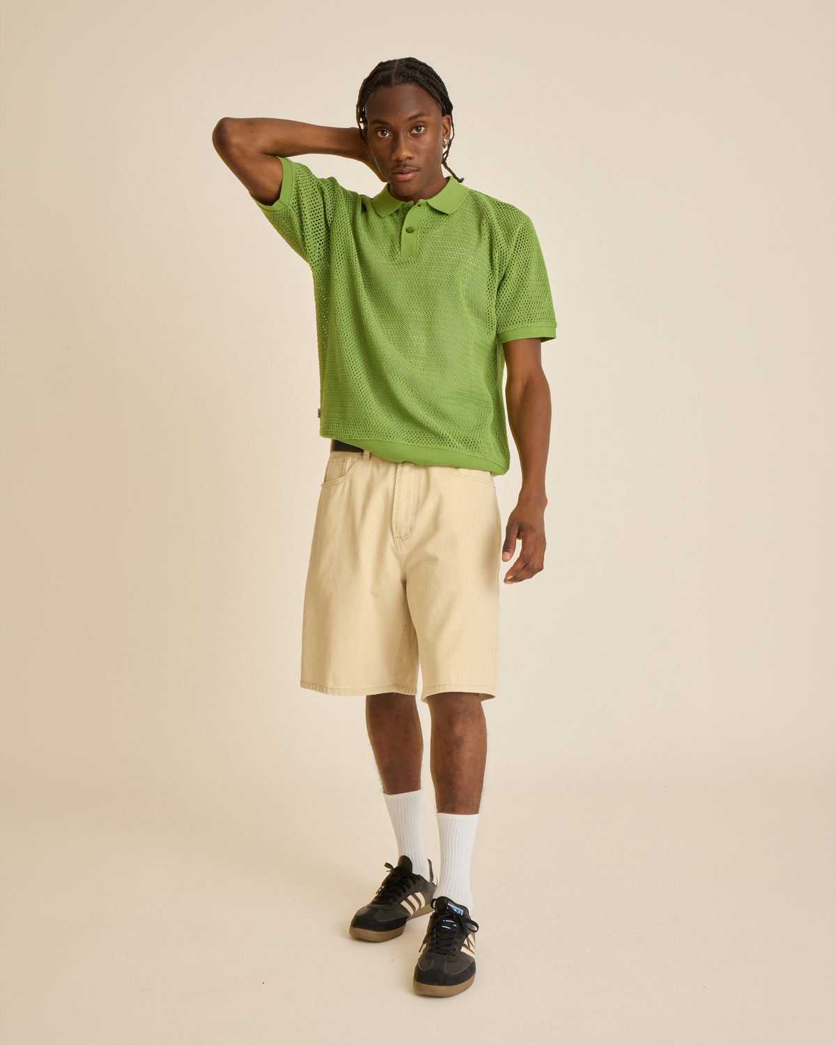 Obey Bigwig Baggy Denim Short - Pelican | Sun Diego Boardshops