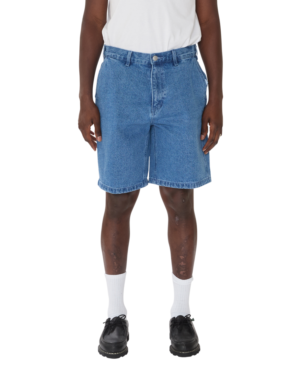 Obey Bigwig Baggy Denim Short - Light Indigo - Sun Diego Boardshop