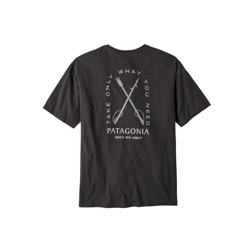 Patagonia Men's CTA Organic T-Shirt - HUMBLE HARVEST: INK BLACK - Sun Diego Boardshop