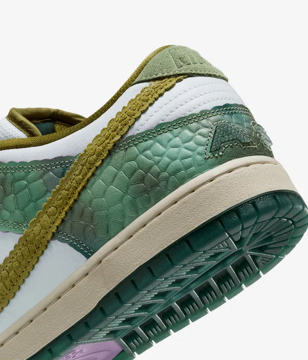 Nike Dunk Low x Alexis Sablone Chameleon Shoe - OIL GREEN/DESERT MOSS/WHITE - Sun Diego Boardshop