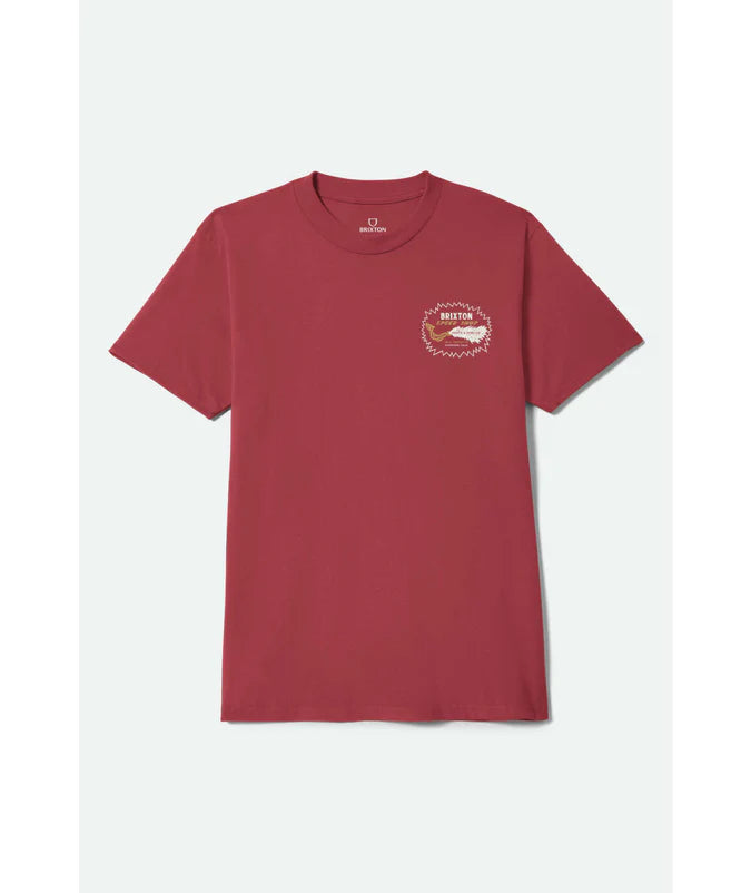 Brixton Mavis T-Shirt - Robust Red Worn Wash - Sun Diego Boardshop