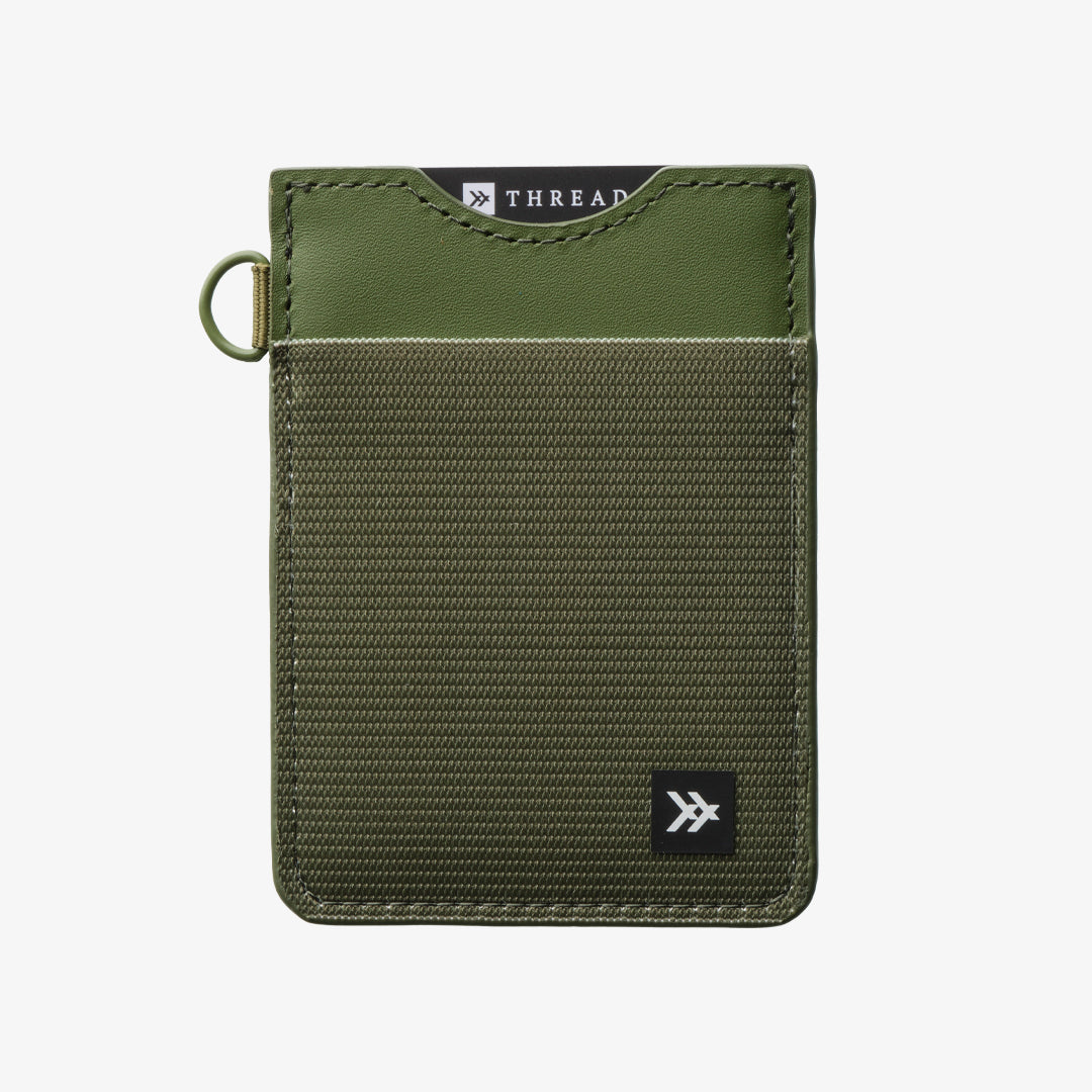 THREAD Vertical Wallet - OLIVE - Sun Diego Boardshop