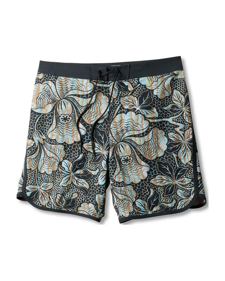 Outerknown Men's All Time Scallop Trunks - Dazedaloha Tropical Forest