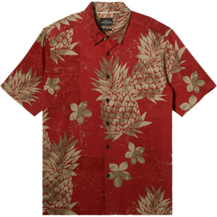 Quiksilver Men's Pineapple Bay Shirt - TANDORI SPICE PINEAPPLE - Sun Diego Boardshop