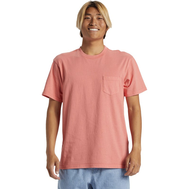 Quiksilver Salt Water Pocket Tee T-Shirt - SPICED CORAL - Sun Diego Boardshop