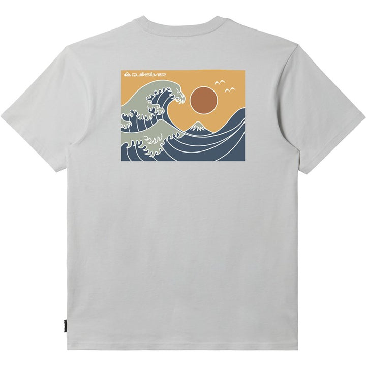 Quiksilver Tsunami Mor Tee - GRAY VIOLET - Sun Diego Boardshop