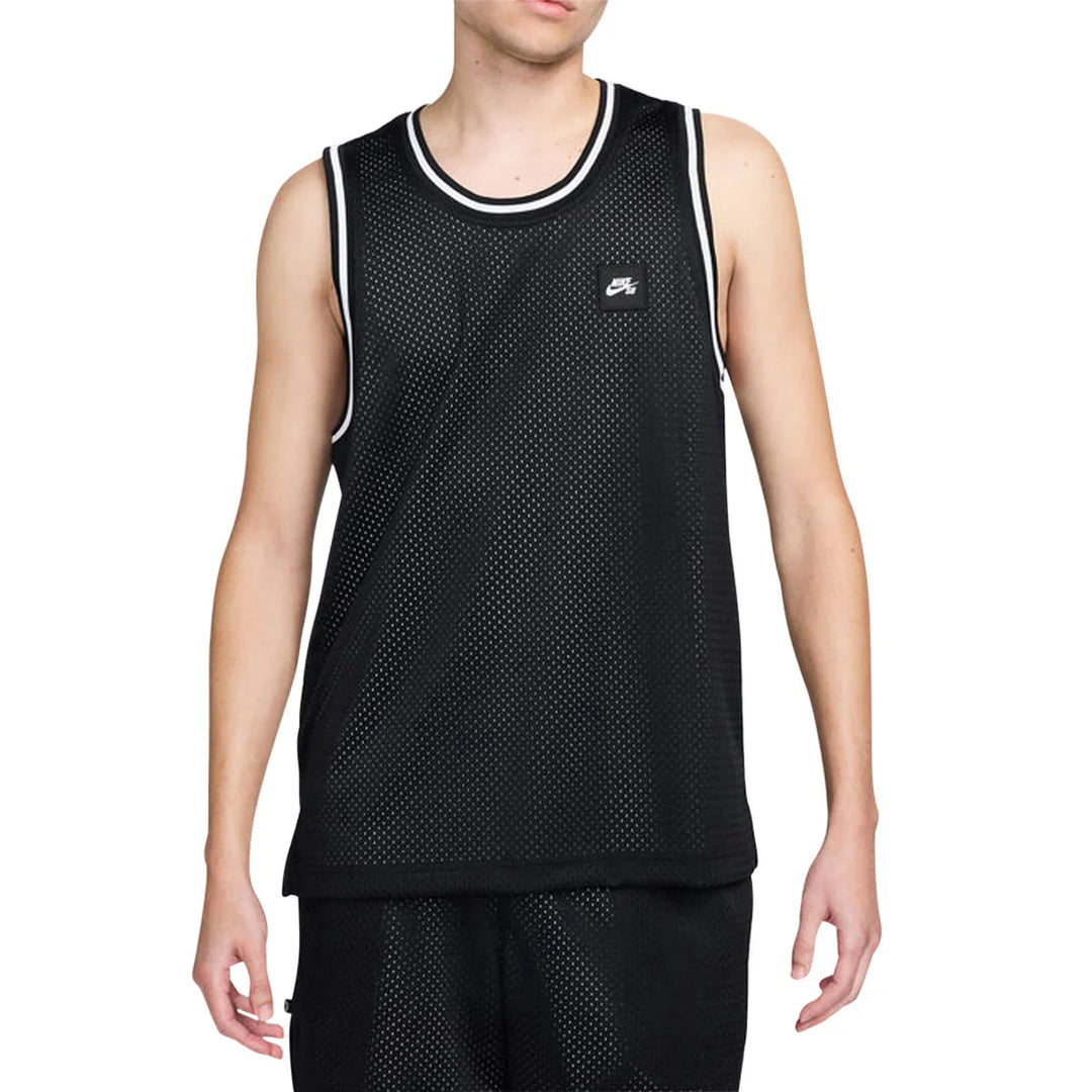 Nike SB Basketball Skate Jersey - 010 BLACK WHITE - Sun Diego Boardshop