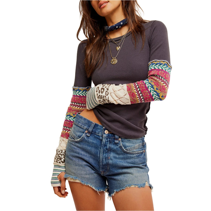 Free People We The Free All In Cuff - WASHED BLACK COMBO - Sun Diego Boardshop