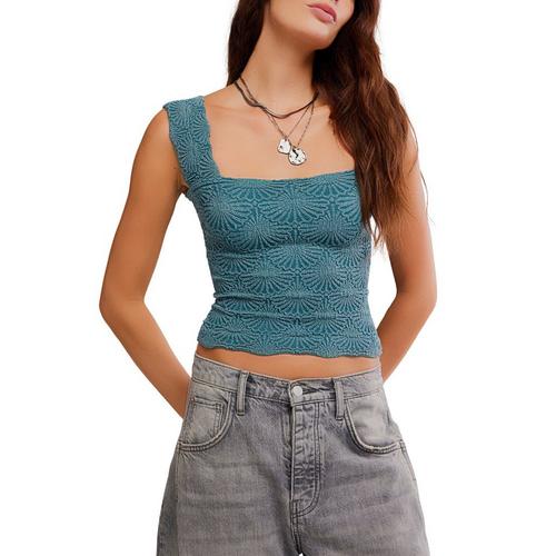 Free People Love Letter Cami - Still Sea - Sun Diego Boardshop