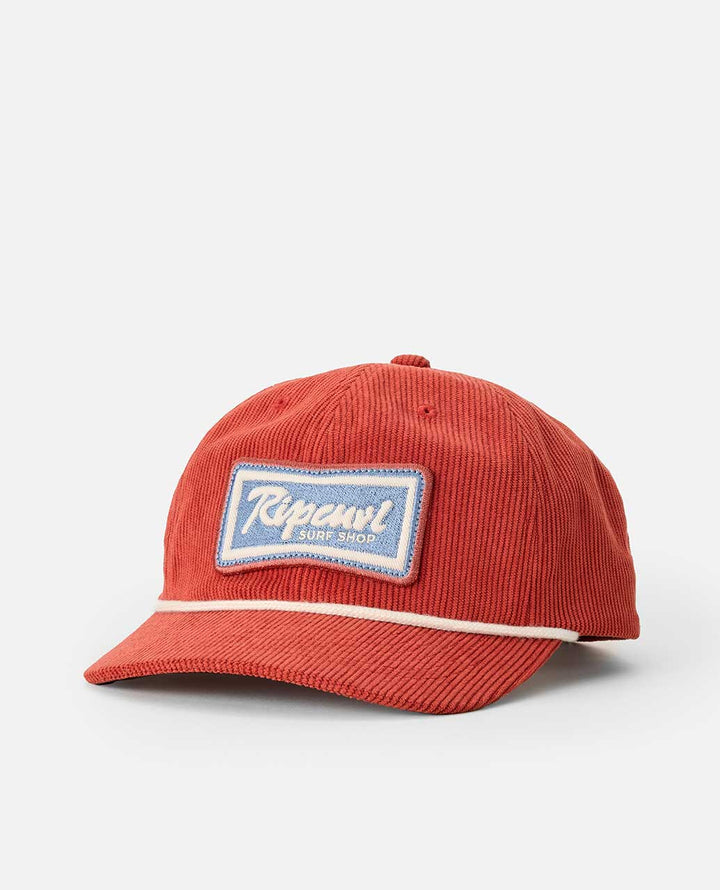 Rip Curl Mod Cali Badge Snapback Cap - Red Rock
