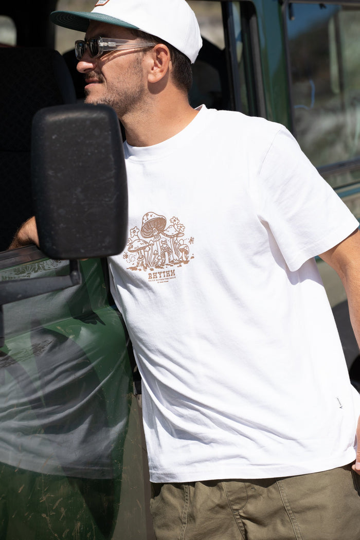 Rhythm Fanclub Vintage Ss T-Shirt - VINTAGE WHITE - Sun Diego Boardshop