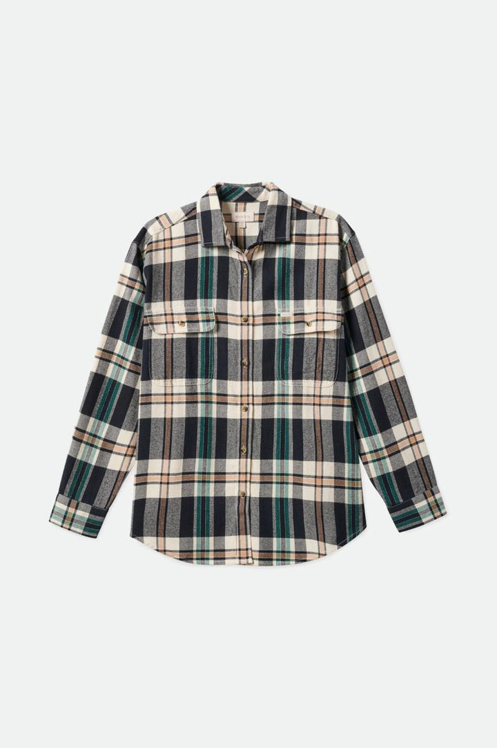 Bowery Boyfriend Flannel - Whitecap/Black - Sun Diego Boardshop