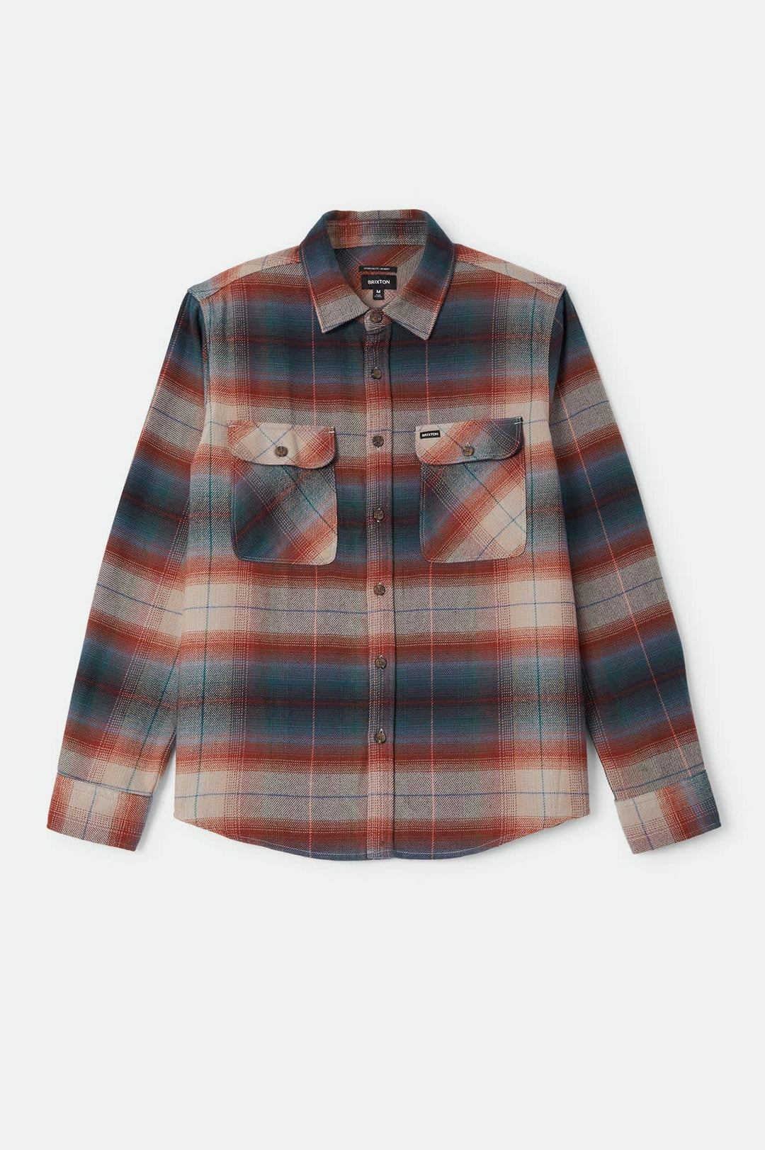 Brixton Men's Bowery Flannel - Multi Shadow - Sun Diego Boardshop