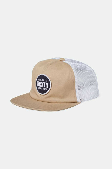 Brixton Gateway Netplus Trucker Hat - SAND/OFF WHITE - Sun Diego Boardshop