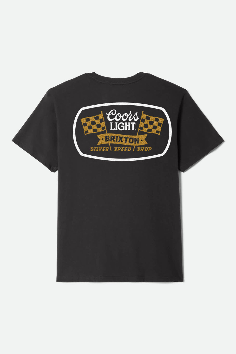 Brixton Coors Light Pit Stop Standard T-Shirt - Black - Sun Diego Boardshop