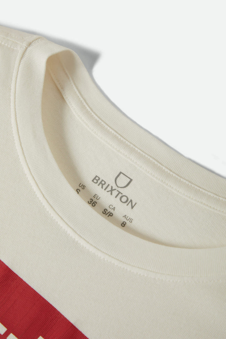 Brixton World Champion Oversized Boyfriend T-Shirt - Off White - Sun Diego Boardshop