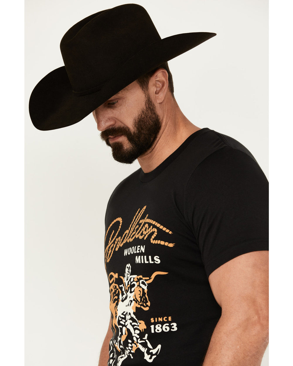 PENDLETON STEER RODEO SHORT SLEEVE GRAPHIC T-SHIRT - black - Sun Diego Boardshop