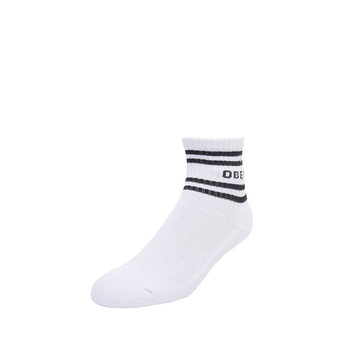 Obey Coop Sock - WHITE/BLACK - Sun Diego Boardshop