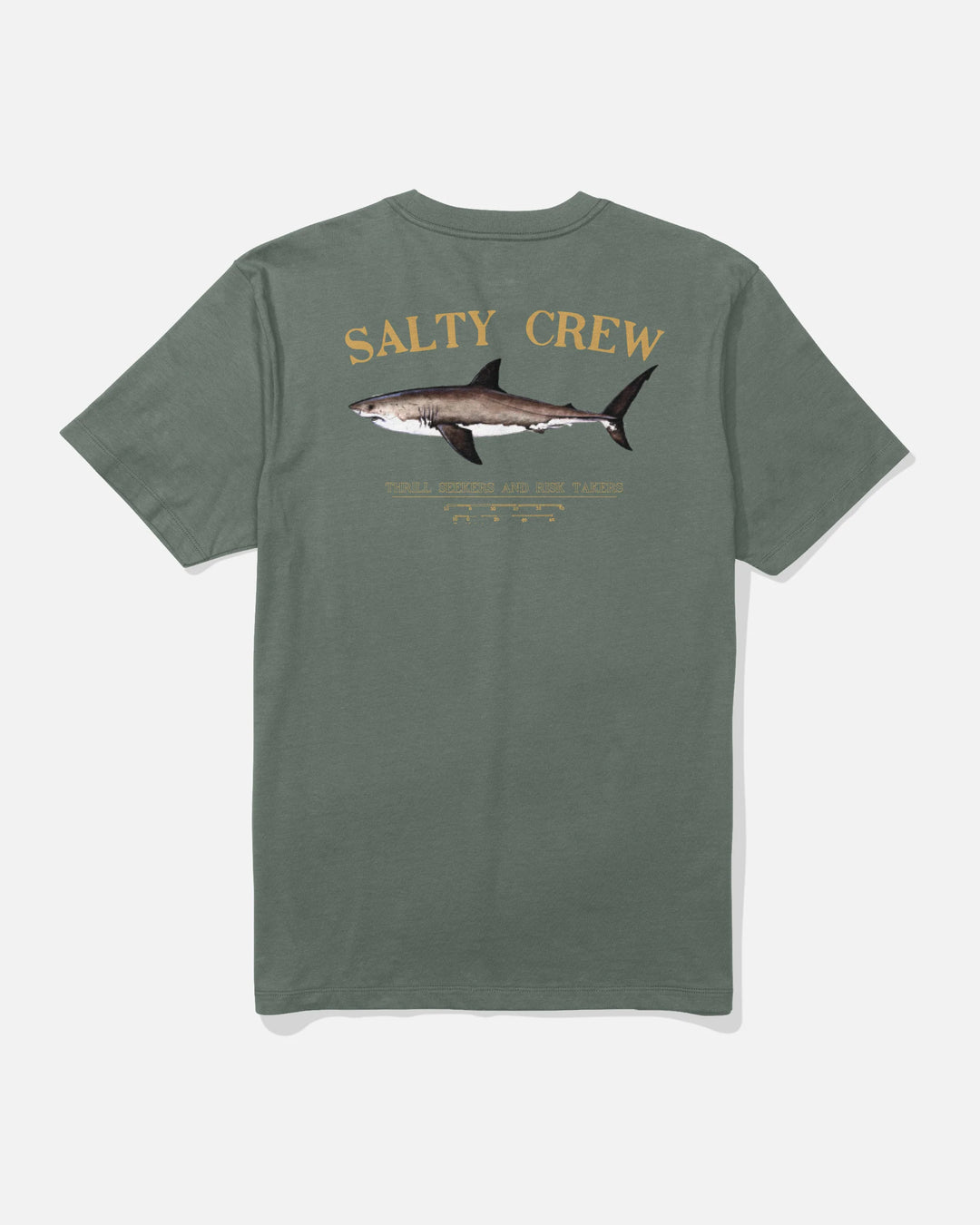 Salty Crew Men's Bruce Crew Tee - Laurel Wreath