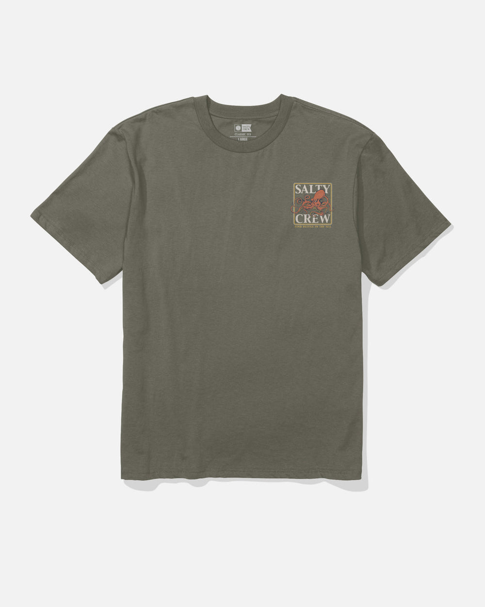 Salty Crew Ink Slinger Classic Tee - Dusty Olive - Sun Diego Boardshop