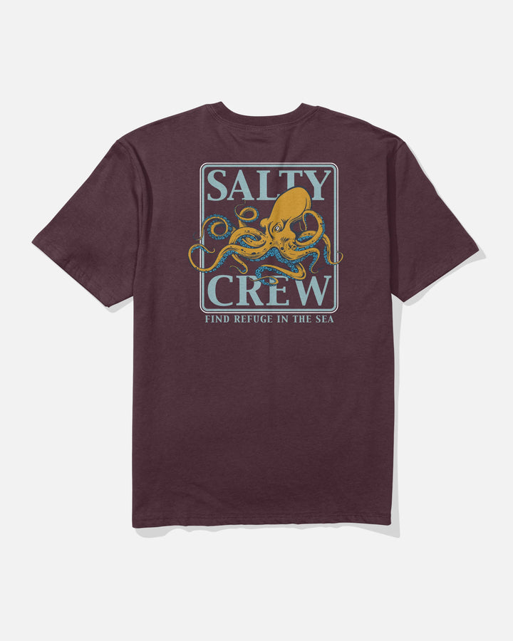 Salty Crew Men's Ink Slinger Original Tee - Wine - Sun Diego Boardshop