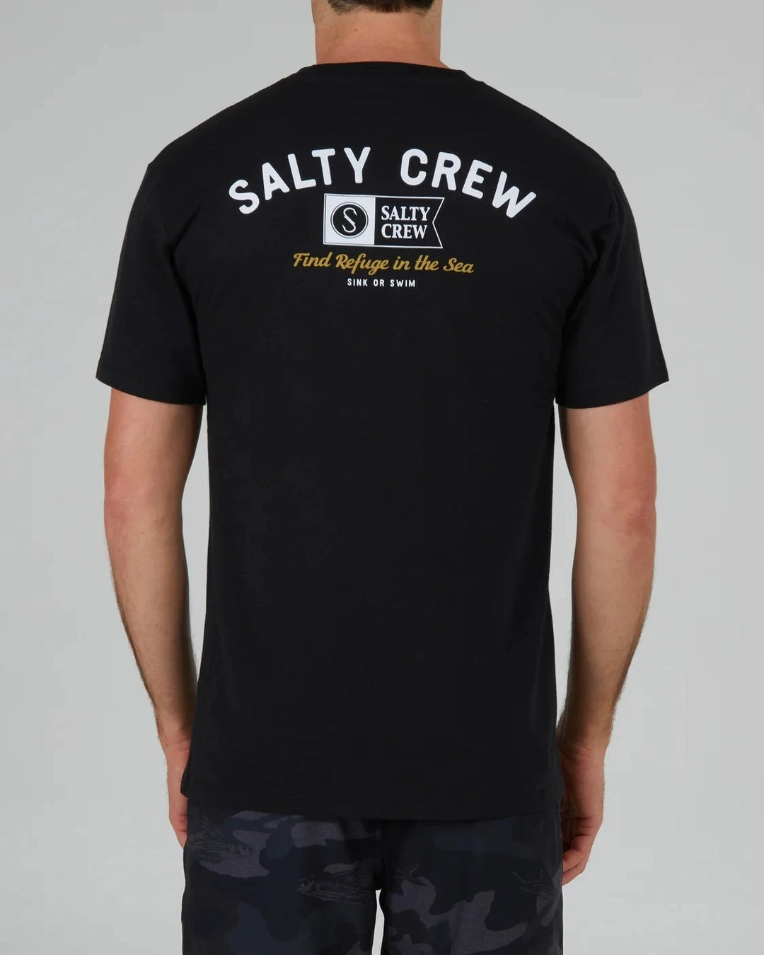 Salty Crew Surf Club Black S/S Premium Tee - Black - Sun Diego Boardshop
