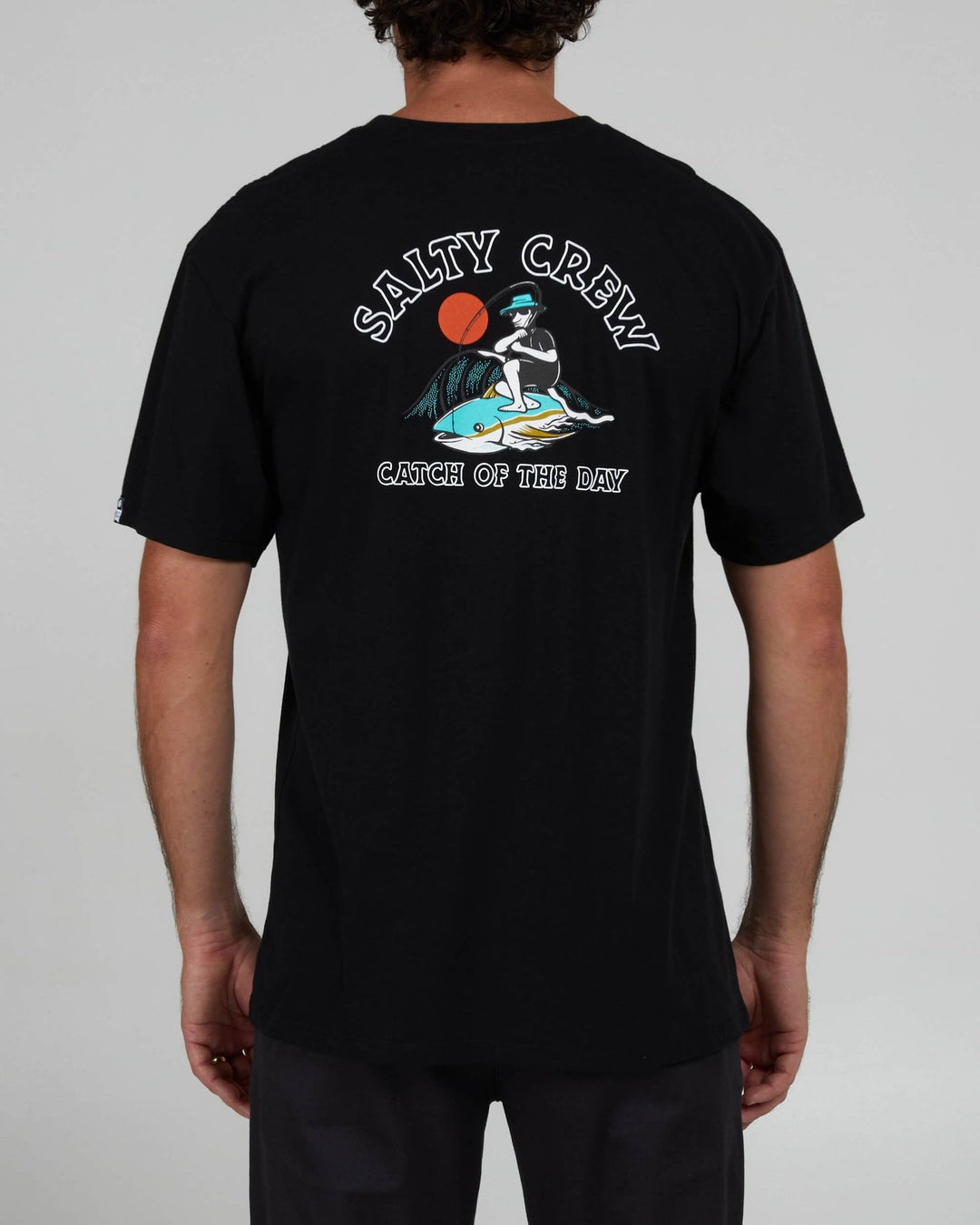 Salty Crew Catch of the Day S/S Premium Tee - BLACK - Sun Diego Boardshop