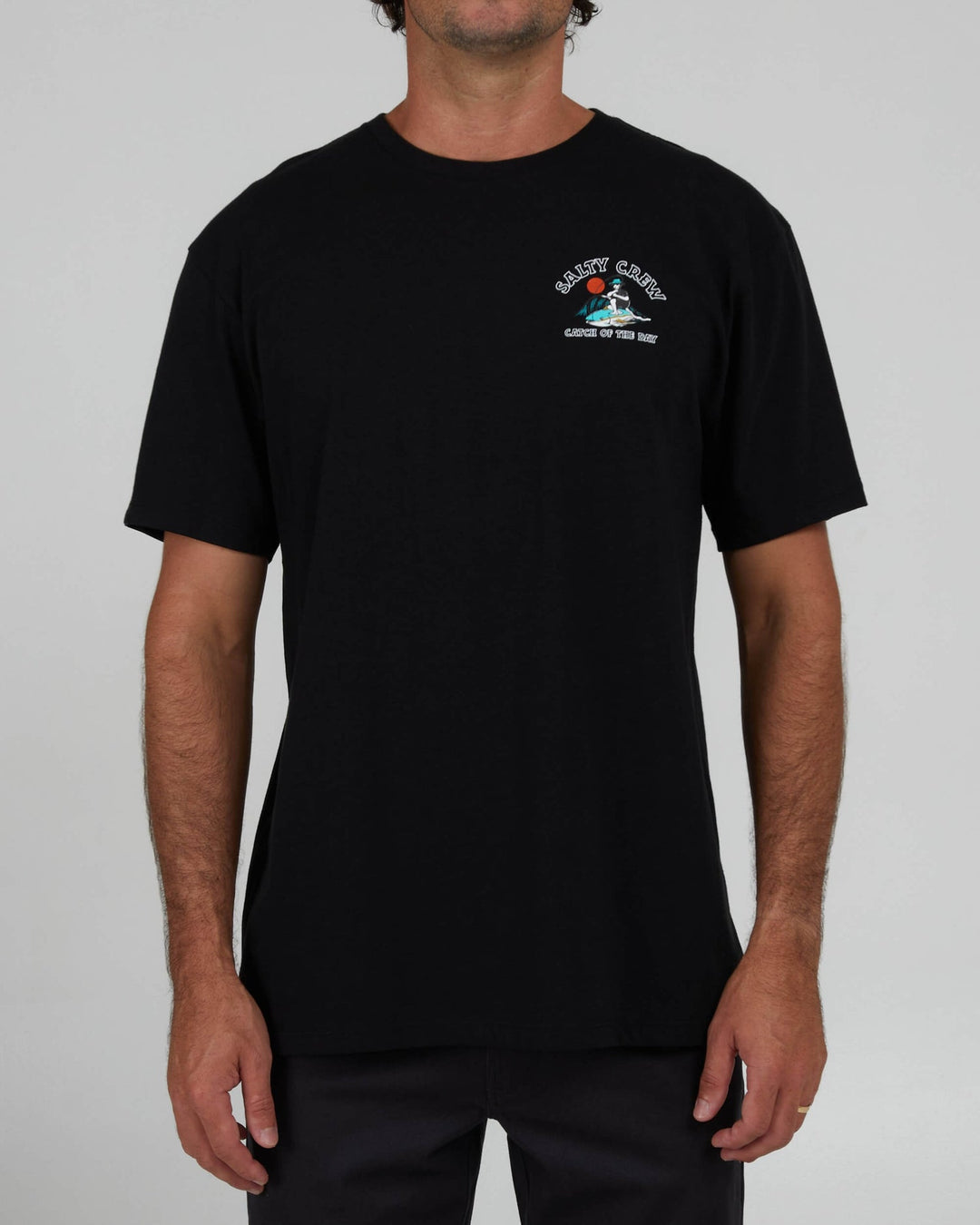 Salty Crew Catch of the Day S/S Premium Tee - BLACK - Sun Diego Boardshop