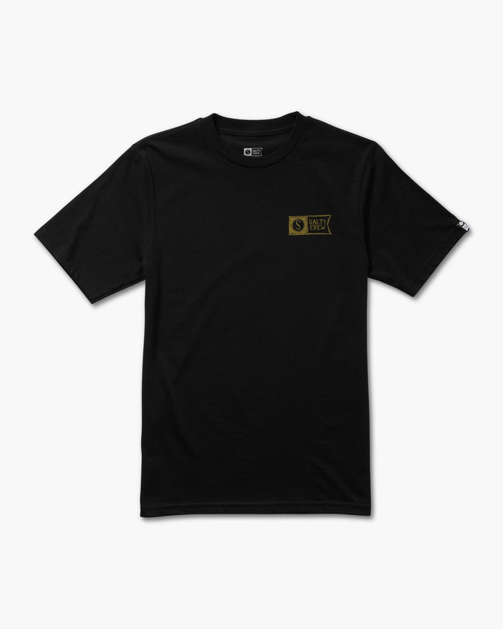 Salty Crew Sketchy Alpha S/S Premium Tee - BLACK - Sun Diego Boardshop