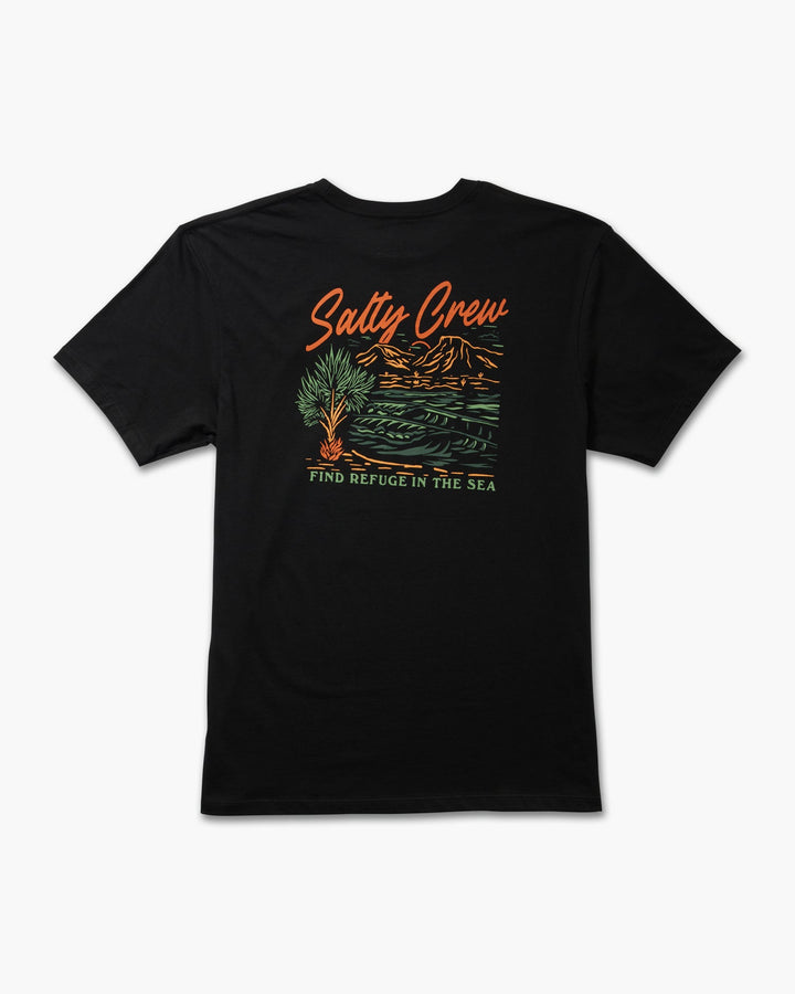 Salty Crew Western Waves Tee - BLACK - Sun Diego Boardshop