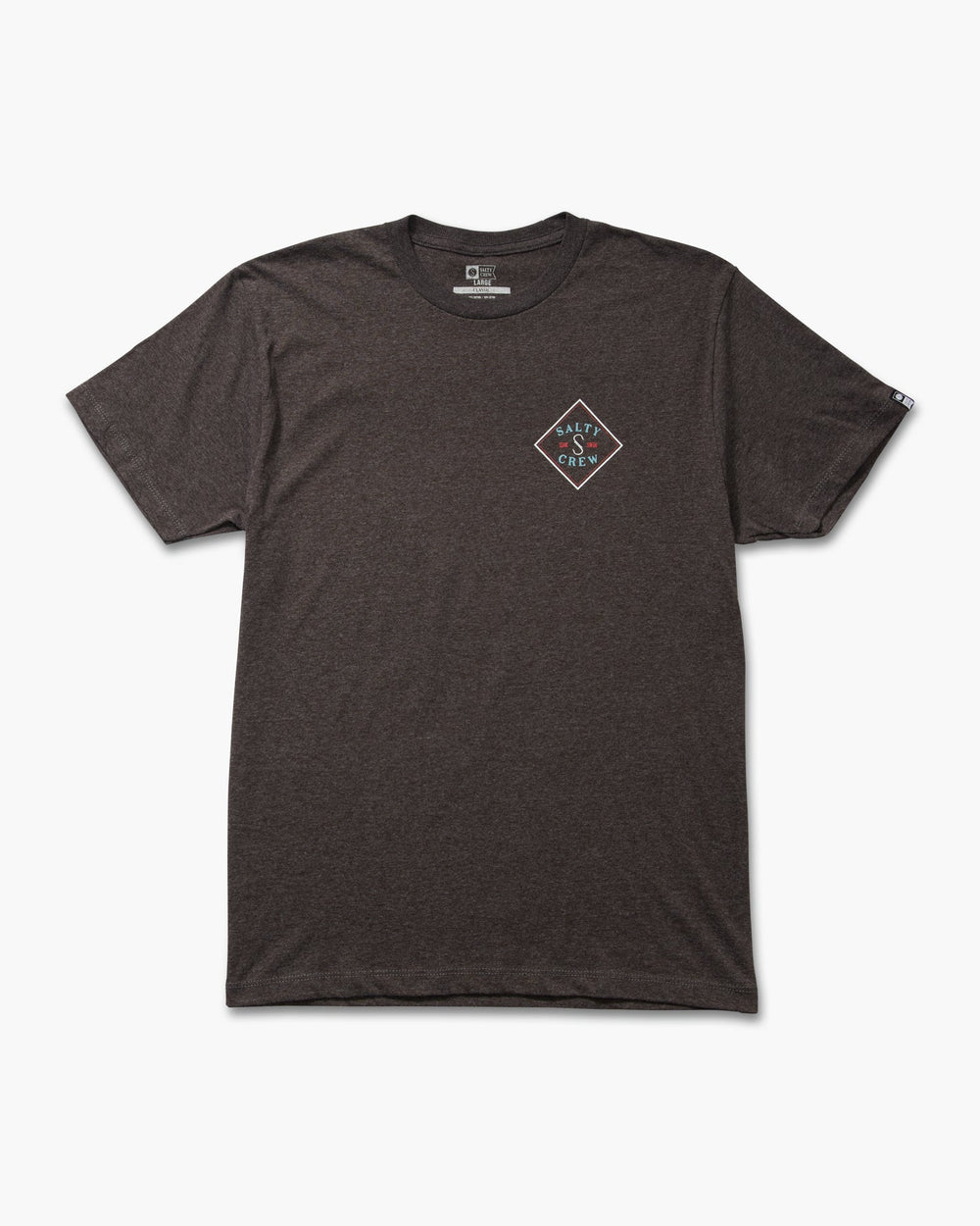 Salty Crew Tippet Color Tee - CHARCOAL HEATHER - Sun Diego Boardshop