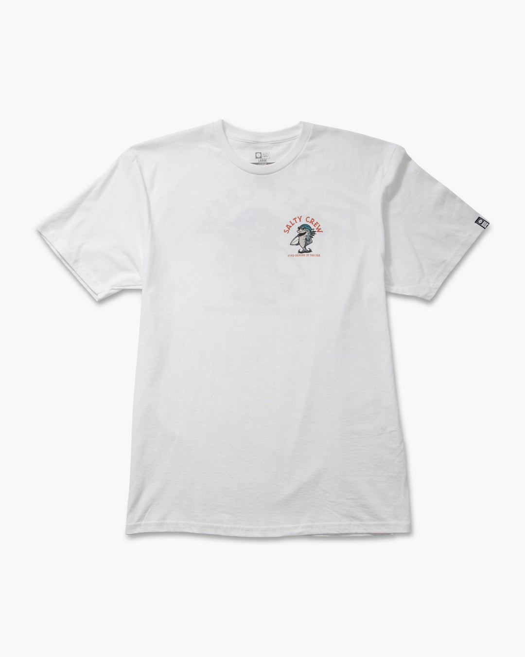 Salty Crew Free Surf S/S Classic Tee - WHITE - Sun Diego Boardshop