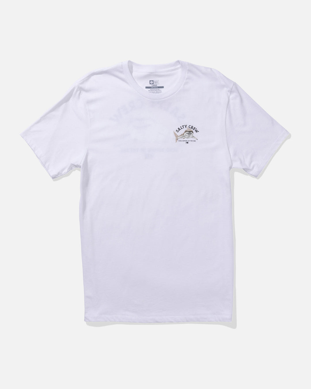 Salty Crew Lurking Premium Tee - WHITE - Sun Diego Boardshop