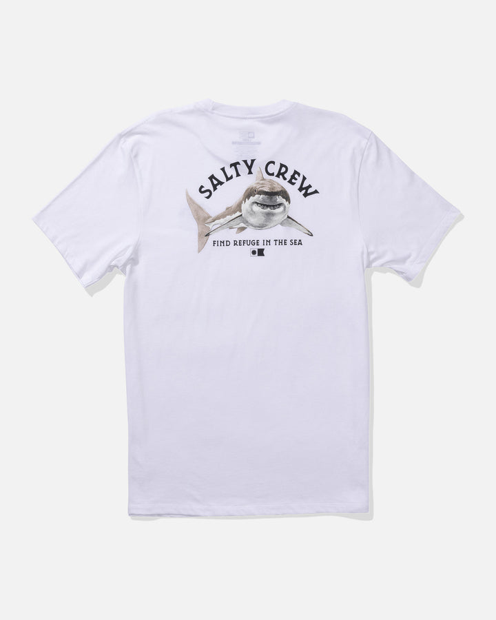 Salty Crew Lurking Premium Tee - WHITE - Sun Diego Boardshop