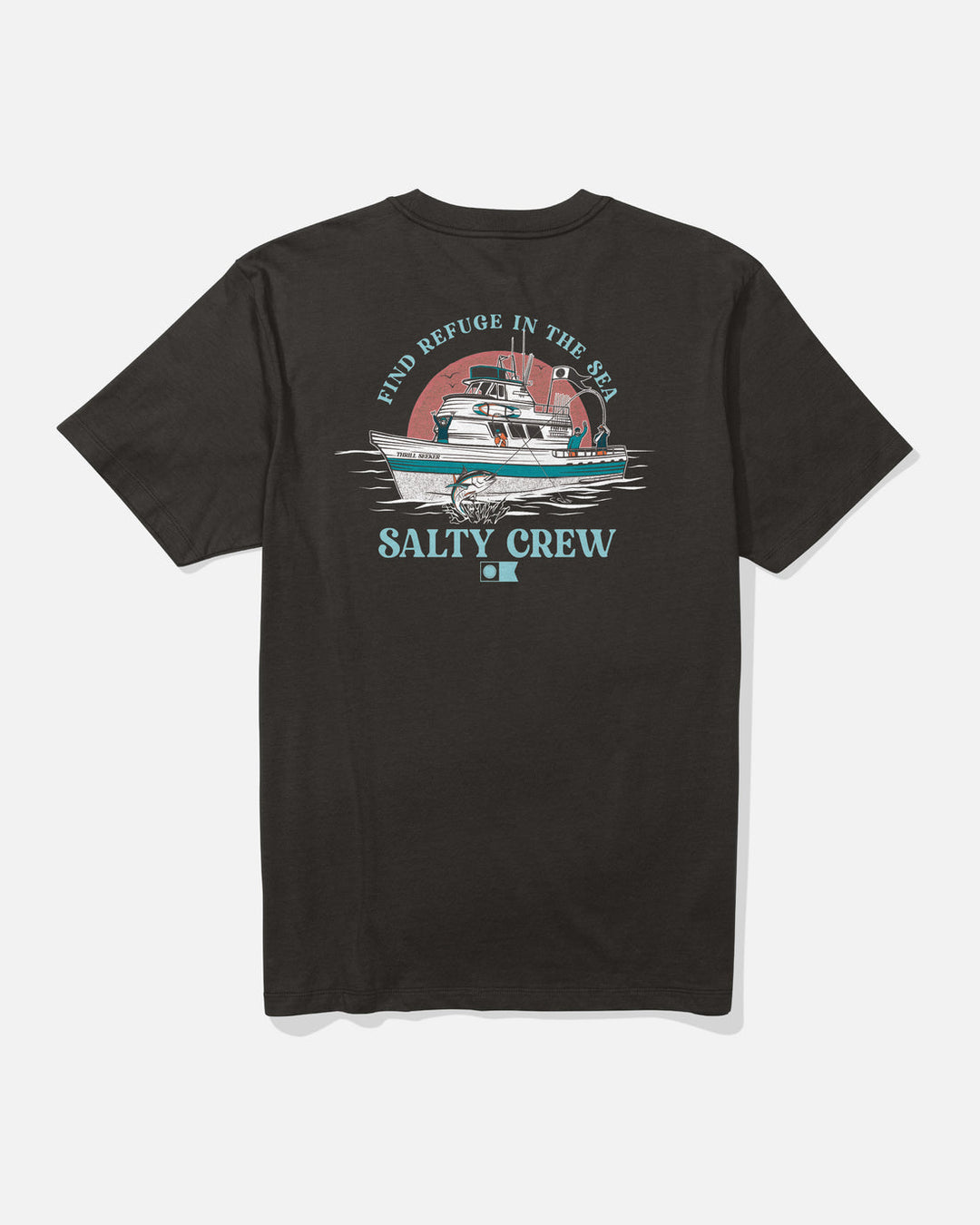 Salty Crew Day Charter Tee - Black - Sun Diego Boardshop