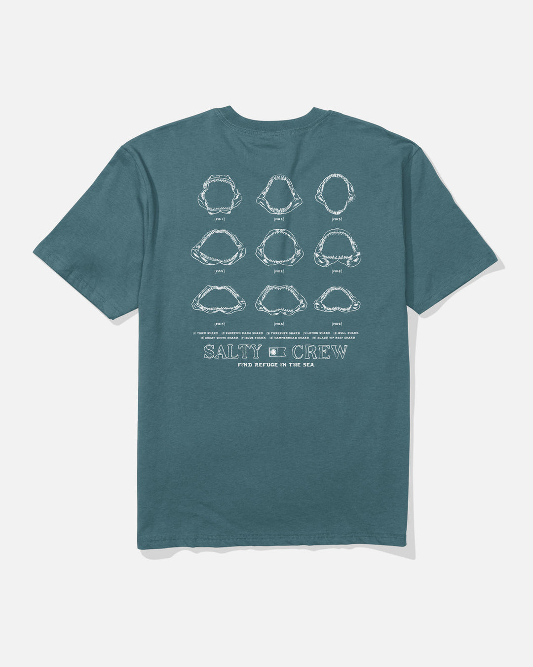 Salty Crew Jawbone Classic Tee - Hydro - Sun Diego Boardshop