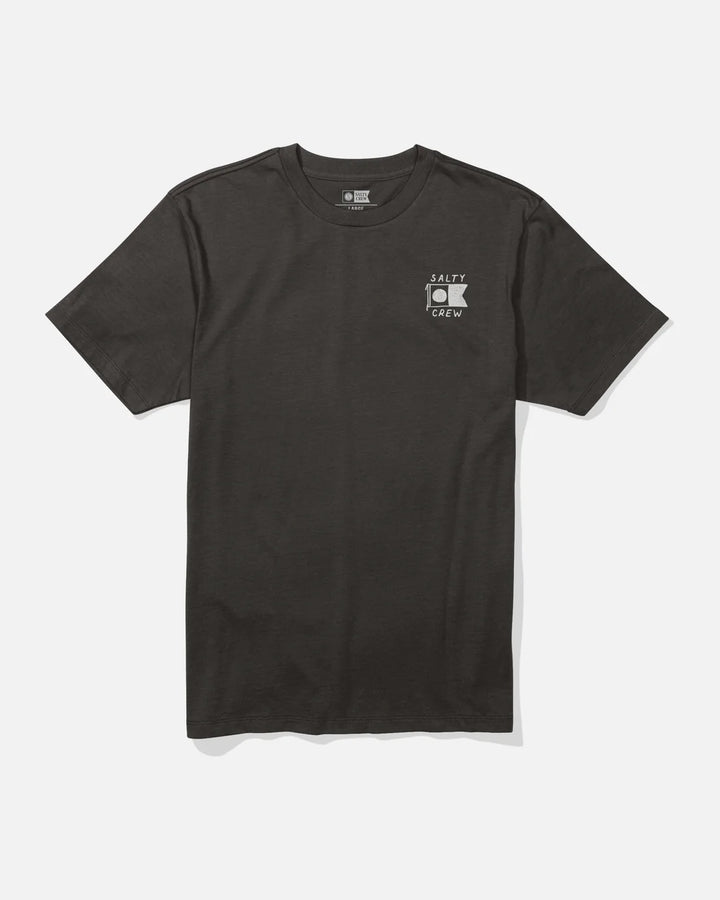 Salty Crew Call Sign Tee - Black - Sun Diego Boardshop