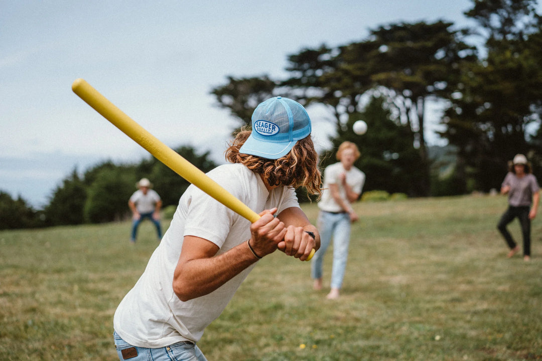 SEAGER OLD TOWN ALL MESH SNAPBACK - LIGHT BLUE - Sun Diego Boardshop