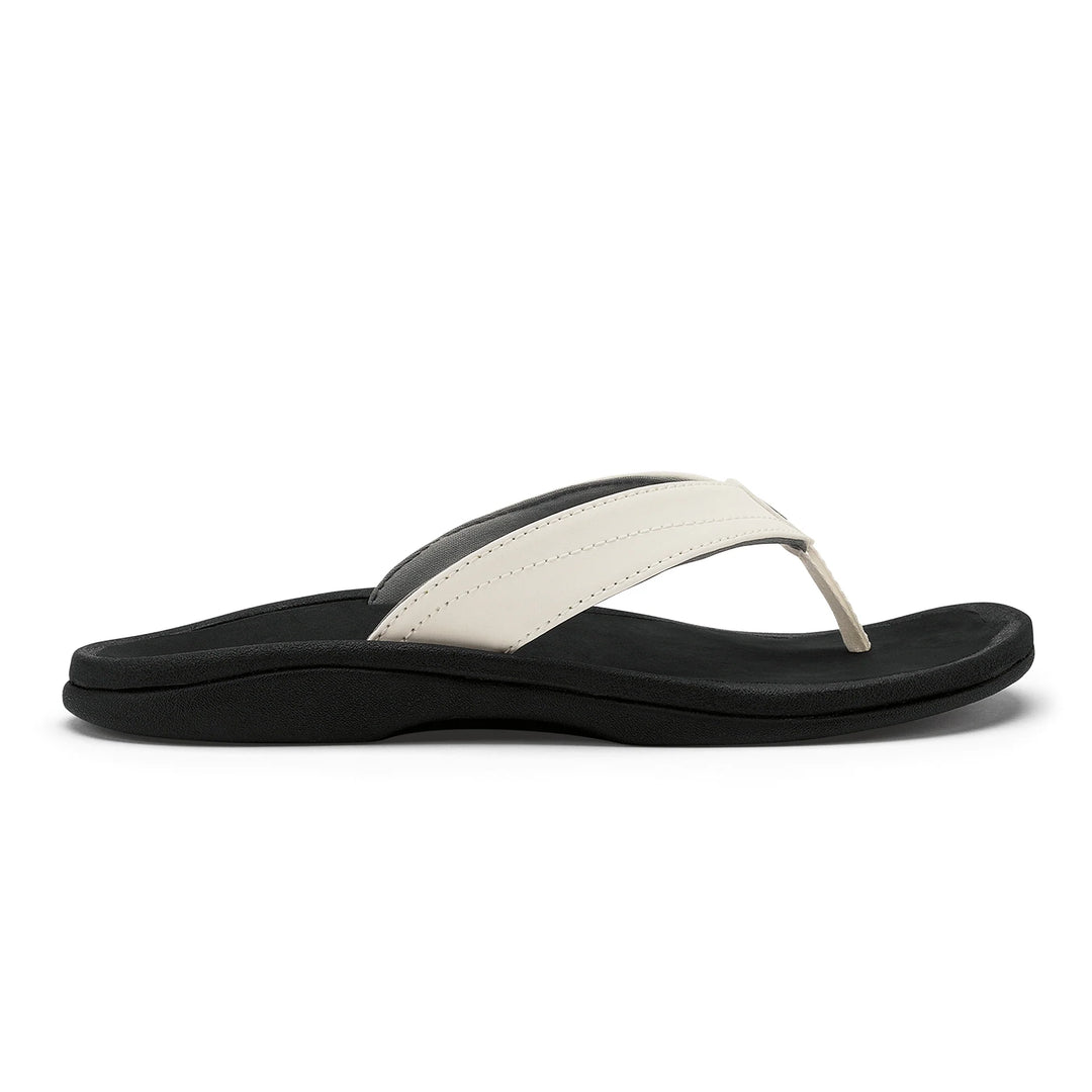 Olukai Women's 'Ohana - Bright White/Black - Sun Diego Boardshop