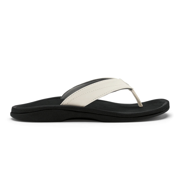 Olukai Women's 'Ohana - Bright White/Black - Sun Diego Boardshop
